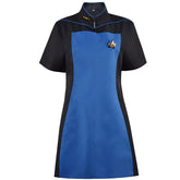 Star Trek Uniform Dress Blue Cosplay Costumes Outfit ACcosplay